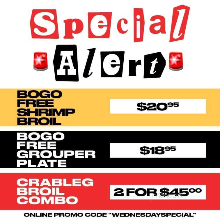 Seafood Destiny - Greensboro, NC menu_pic