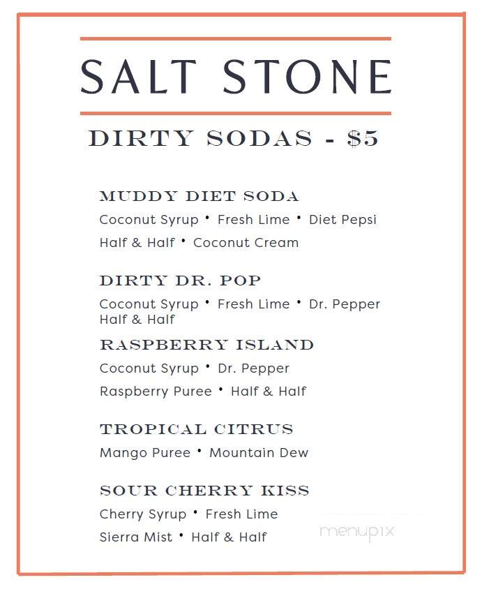 Salt Stone - Salt Lake City, UT menu_pic