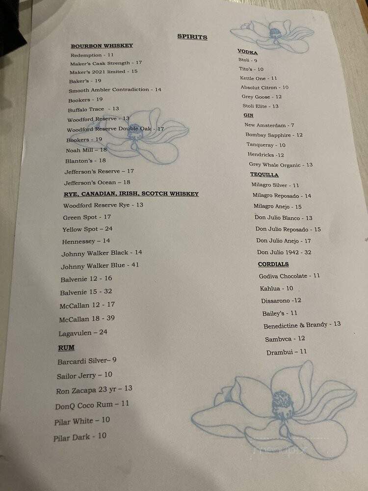 SweetBay Restaurant & Bar - Leonardtown, MD menu_pic