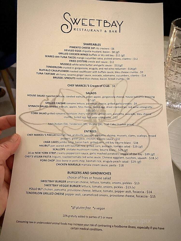 SweetBay Restaurant & Bar - Leonardtown, MD menu_pic