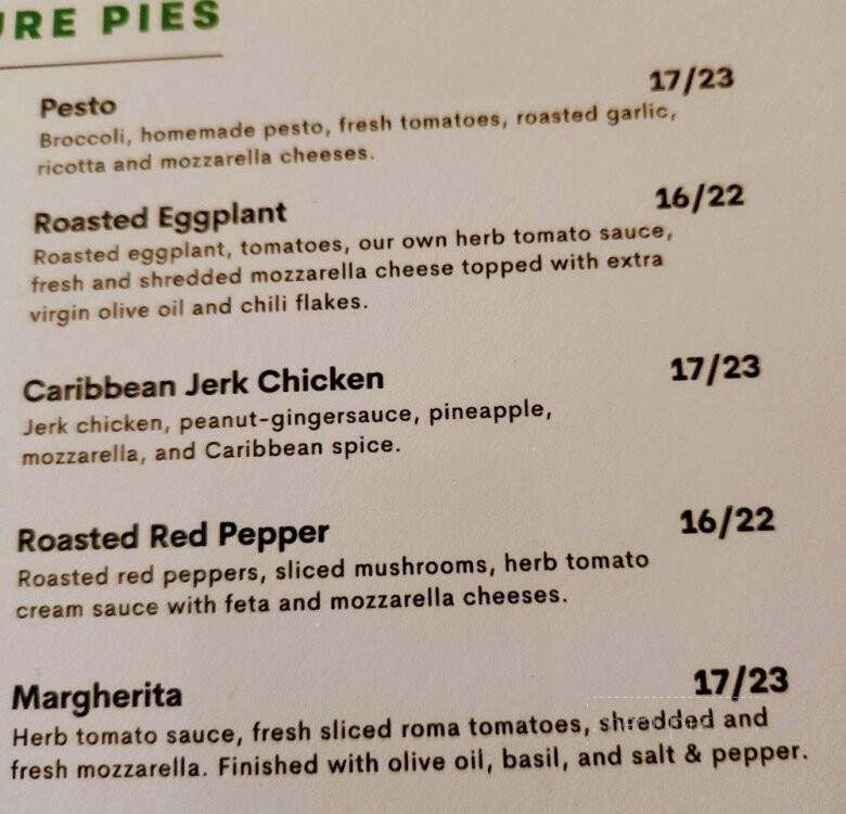 Amici's Kitchen and Living Room - Berkley, MI menu_pic