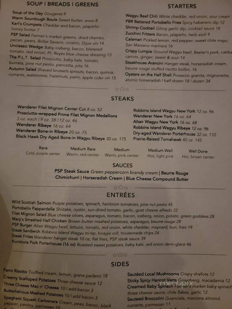 Pacific Standard Prime - Redondo Beach, CA menu_pic