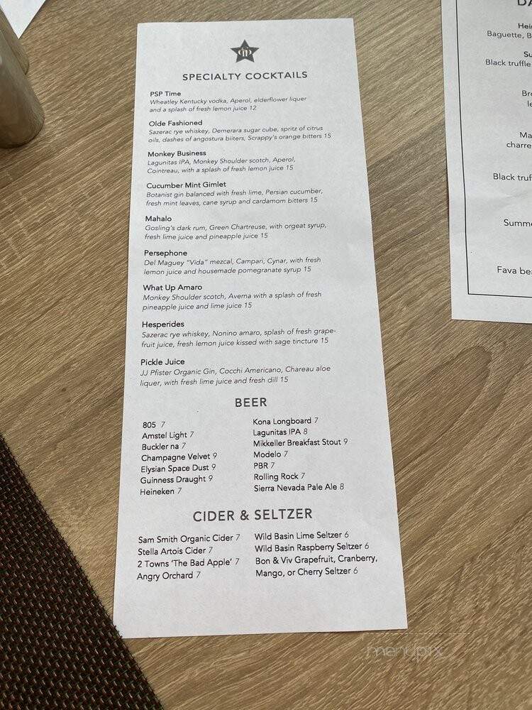 Pacific Standard Prime - Redondo Beach, CA menu_pic