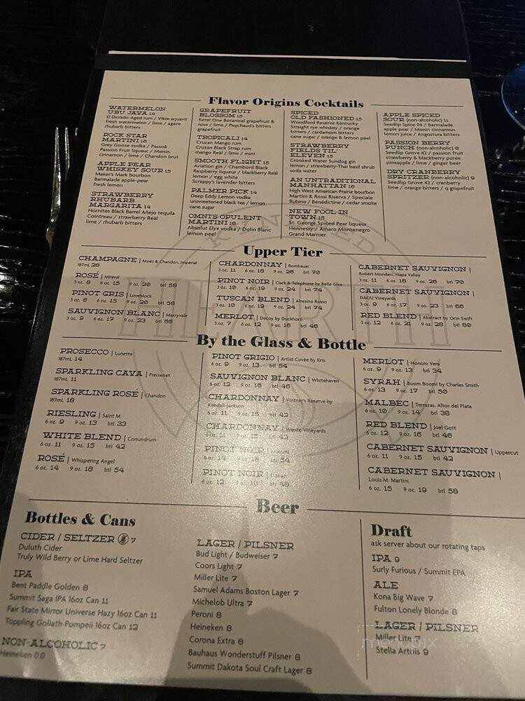 Kyndred Hearth - Eagan, MN menu_pic