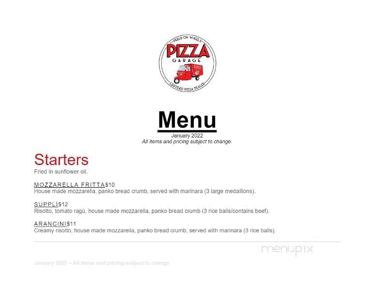 Peels on Wheels - Rochester, NY menu_pic