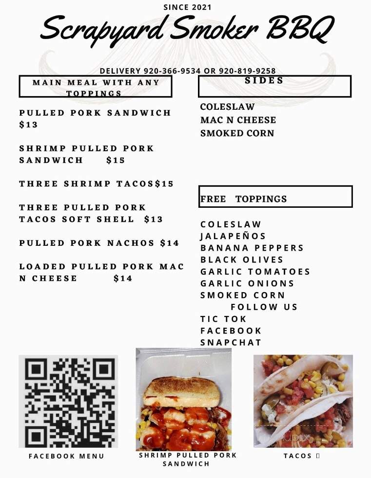 Station 1 Brewing Company - Suamico, WI menu_pic