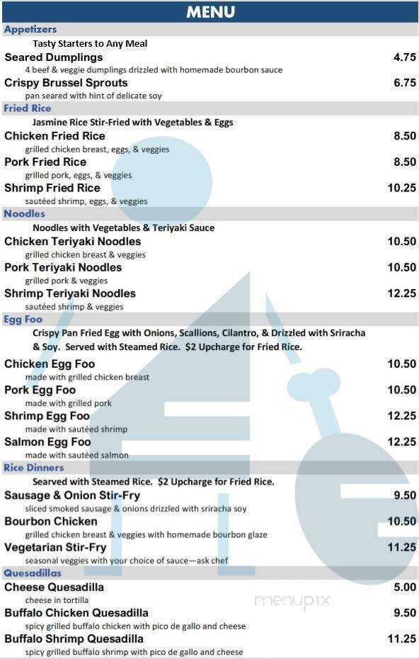 The Blue Nomad Grill - Carrollton, GA menu_pic