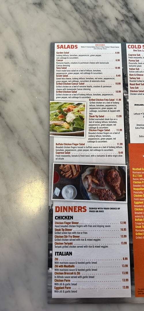 Mickey's NY Pizza - Derry, NH menu_pic
