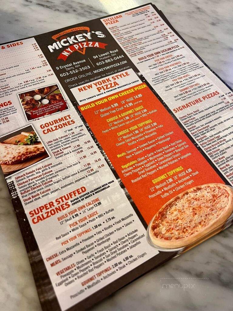 Mickey's NY Pizza - Derry, NH