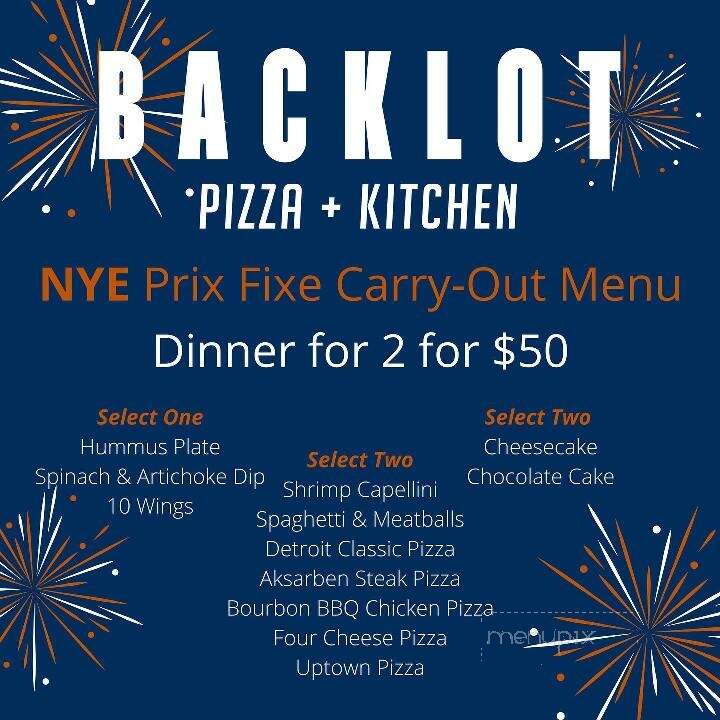 Backlot Pizza + Kitchen - Elkhorn, NE