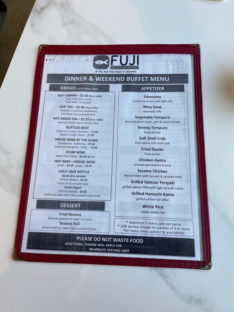 Fuji Sushi Buffet - Concord, CA