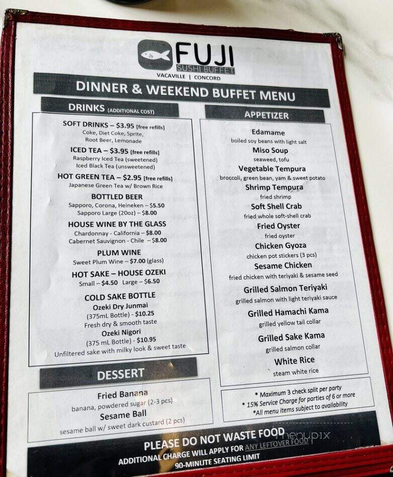 Fuji Sushi Buffet - Concord, CA