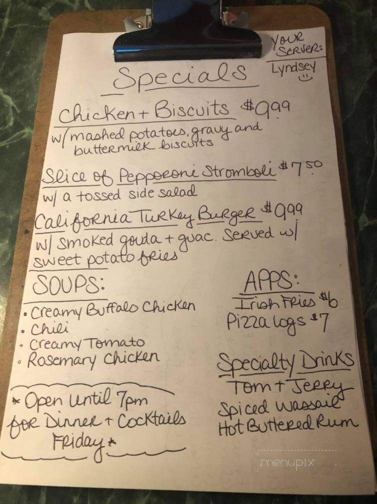 Johnny D's - Watertown, NY menu_pic