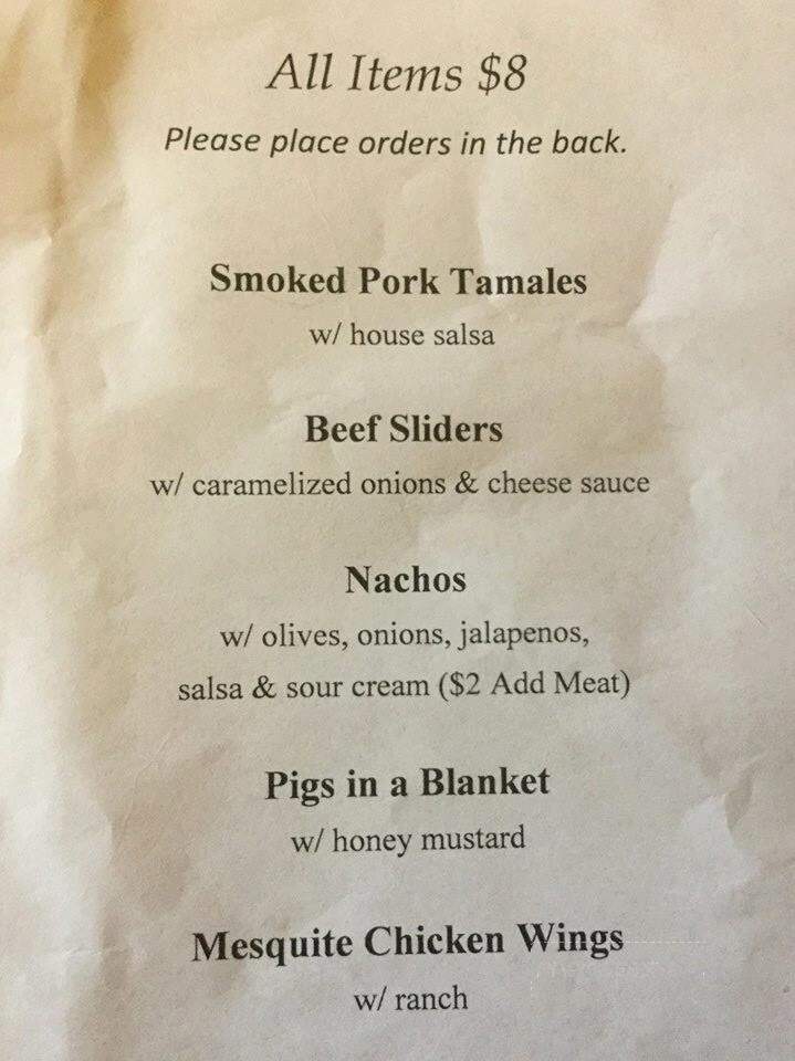 Down East Saloon - Homer, AK menu_pic