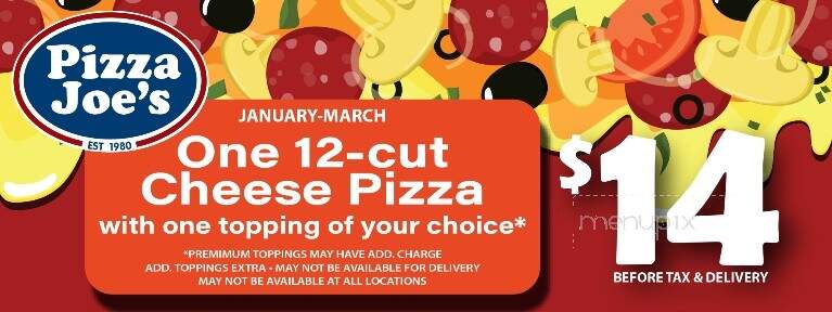Pizza Joe's - Mineral Ridge, OH menu_pic
