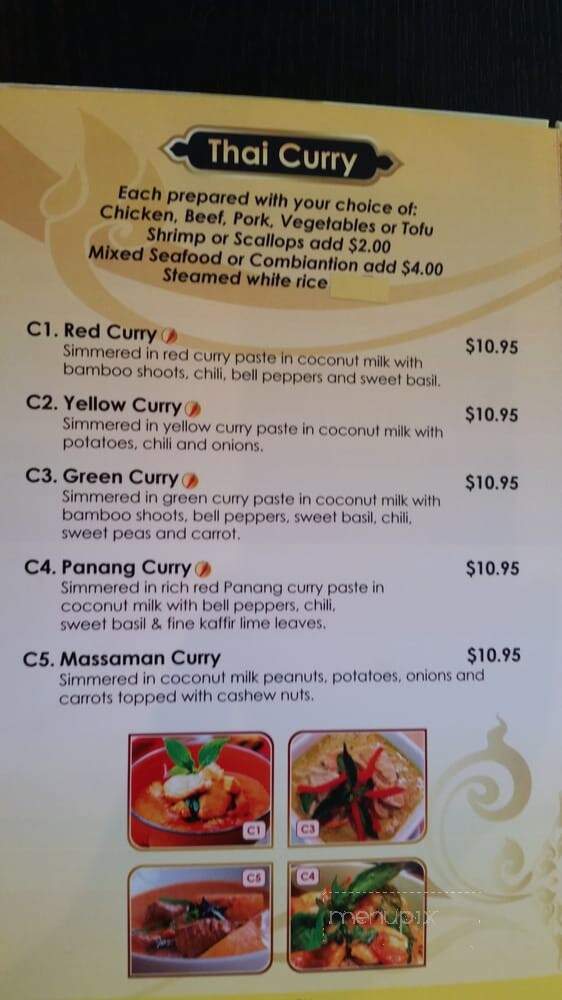 Royal Thai Cuisine - Washington, UT menu_pic