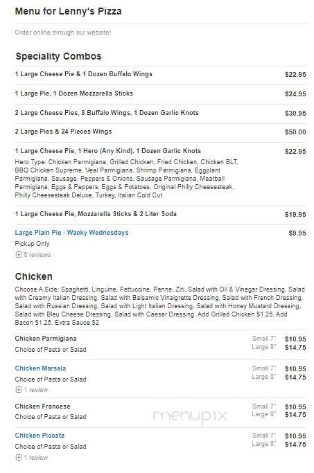 Lenny's Pizza - Sunnyside, NY