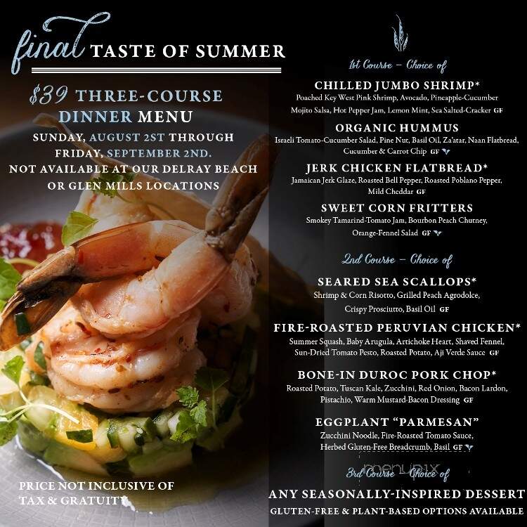 Harvest Seasonal Grill & Wine Bar - North Wales - North Wales, PA menu_pic