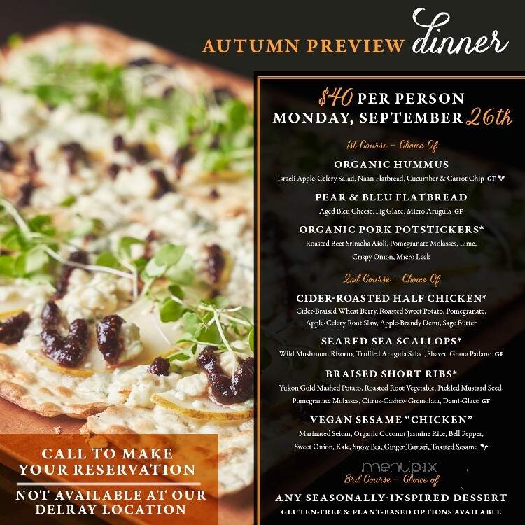 Harvest Seasonal Grill & Wine Bar - North Wales - North Wales, PA menu_pic