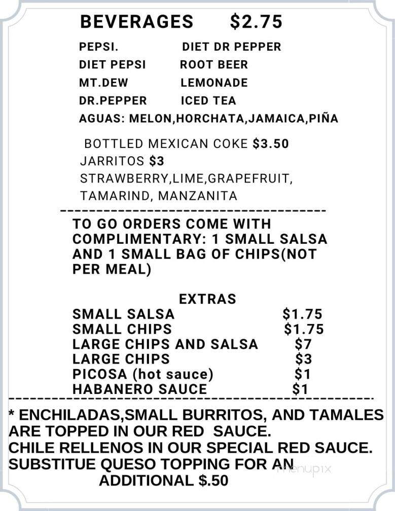 Los Molcajetes - Cushing, OK menu_pic