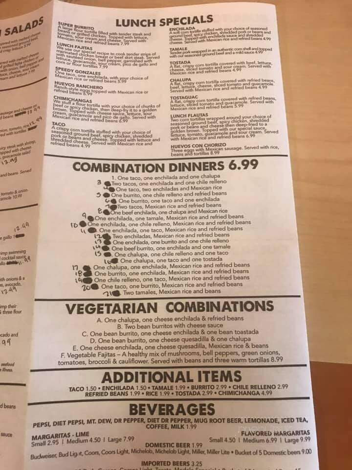 Los Molcajetes - Cushing, OK menu_pic