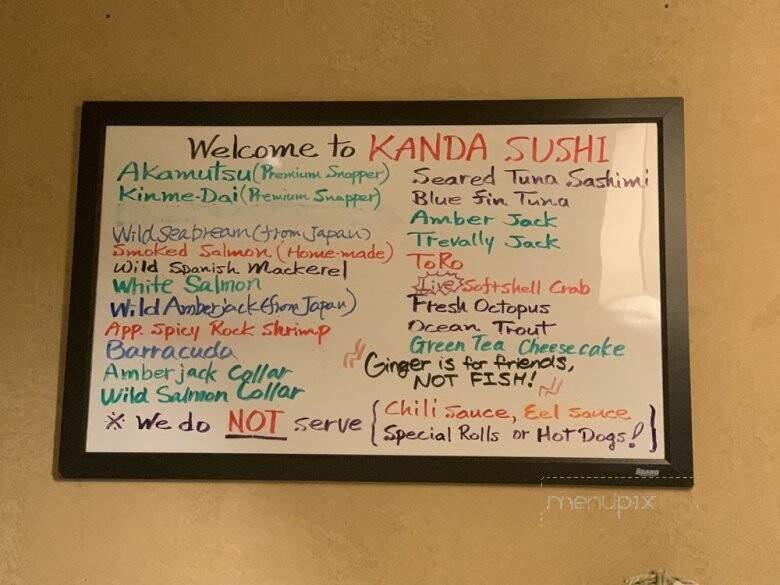 Kanda Sushi - Thousand Oaks, CA menu_pic