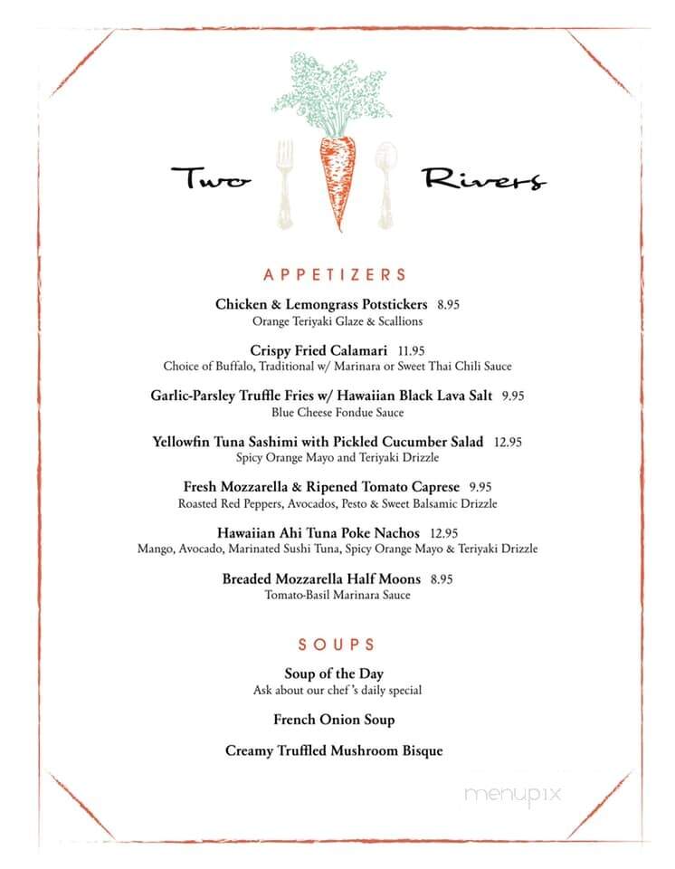 Two Rivers Grille - Matamoras, PA menu_pic