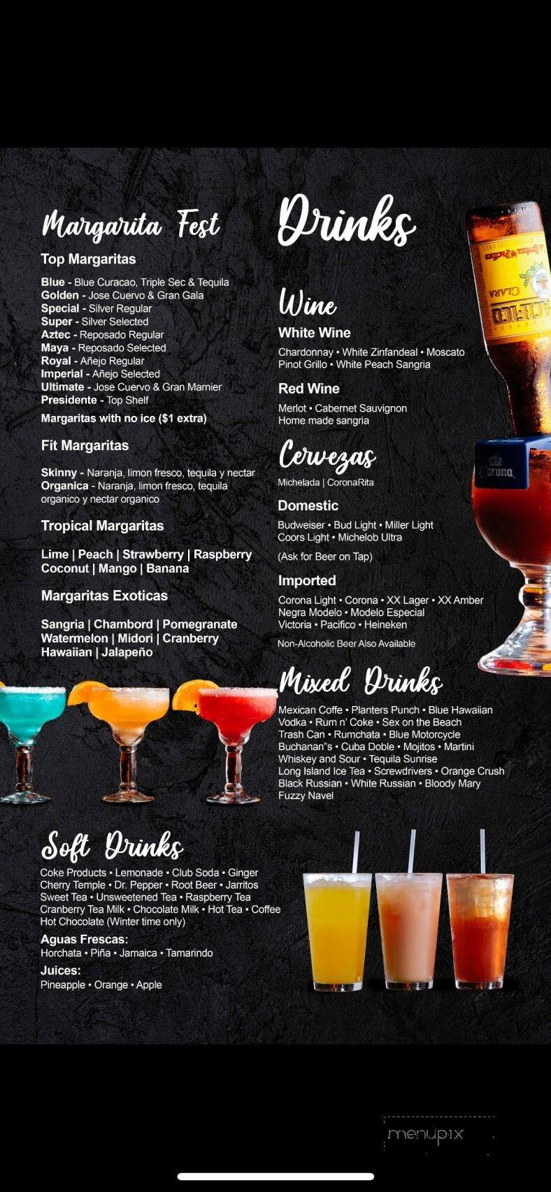 La Tonalteca - Milford, DE menu_pic