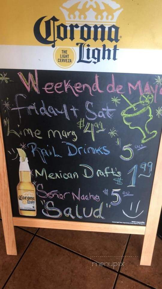 La Tonalteca - Milford, DE menu_pic