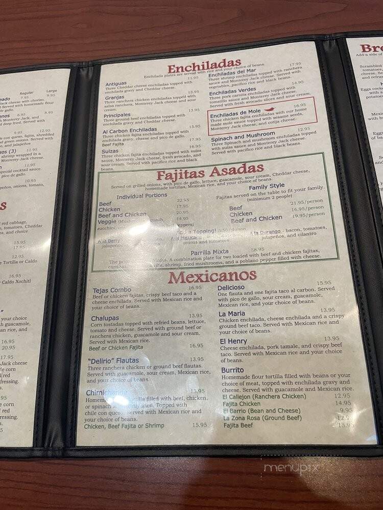 Ninfa's Mexican Restaurant - Houston, TX menu_pic