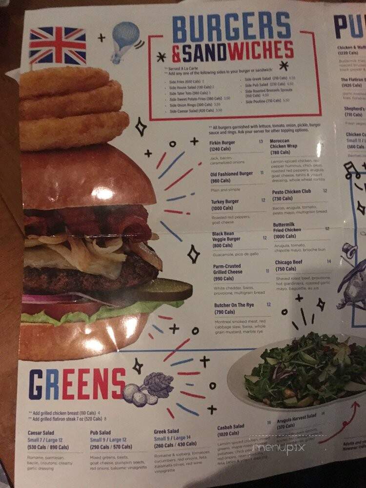 Moose & Firkin - Vaughan, ON menu_pic