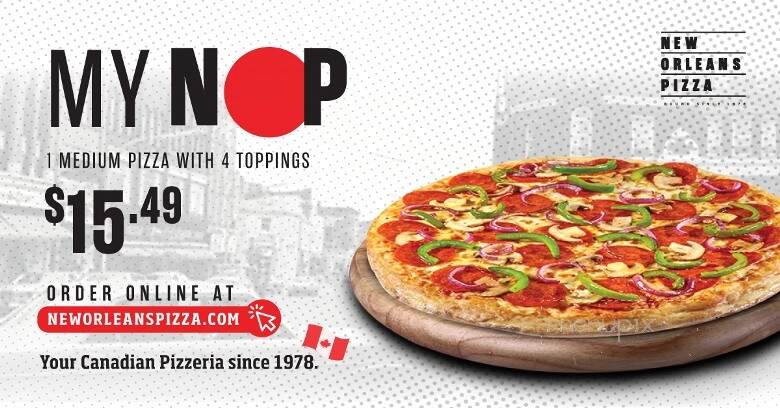 New Orleans Pizza - Kincardine, ON menu_pic