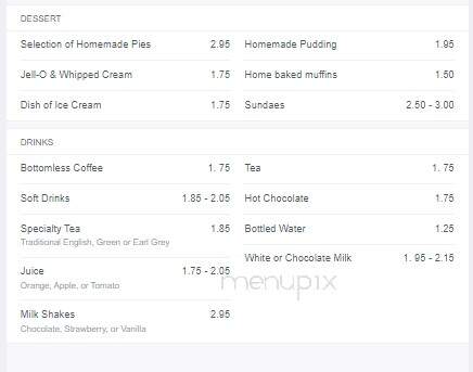 Miss Ingersoll Restaurant - Ingersoll, ON menu_pic