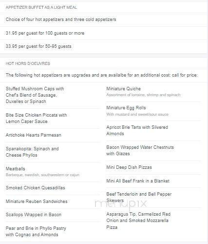 Lehmann Mansion - Lake Villa, IL menu_pic
