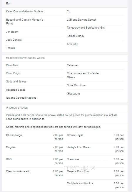 Lehmann Mansion - Lake Villa, IL menu_pic