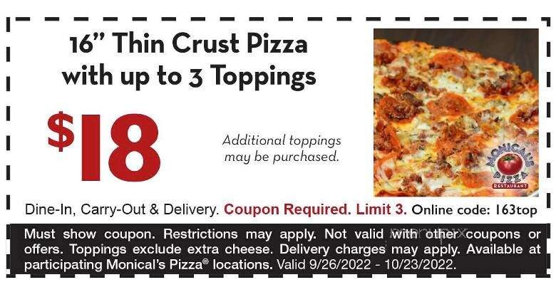 Monical's Pizza - Canton, IL menu_pic