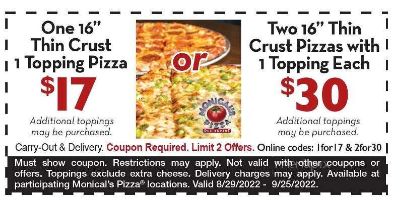 Monical's Pizza - Canton, IL menu_pic