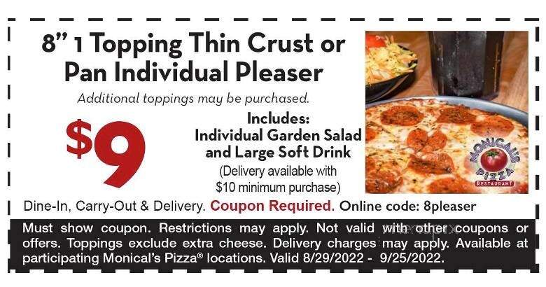 Monical's Pizza - Canton, IL menu_pic