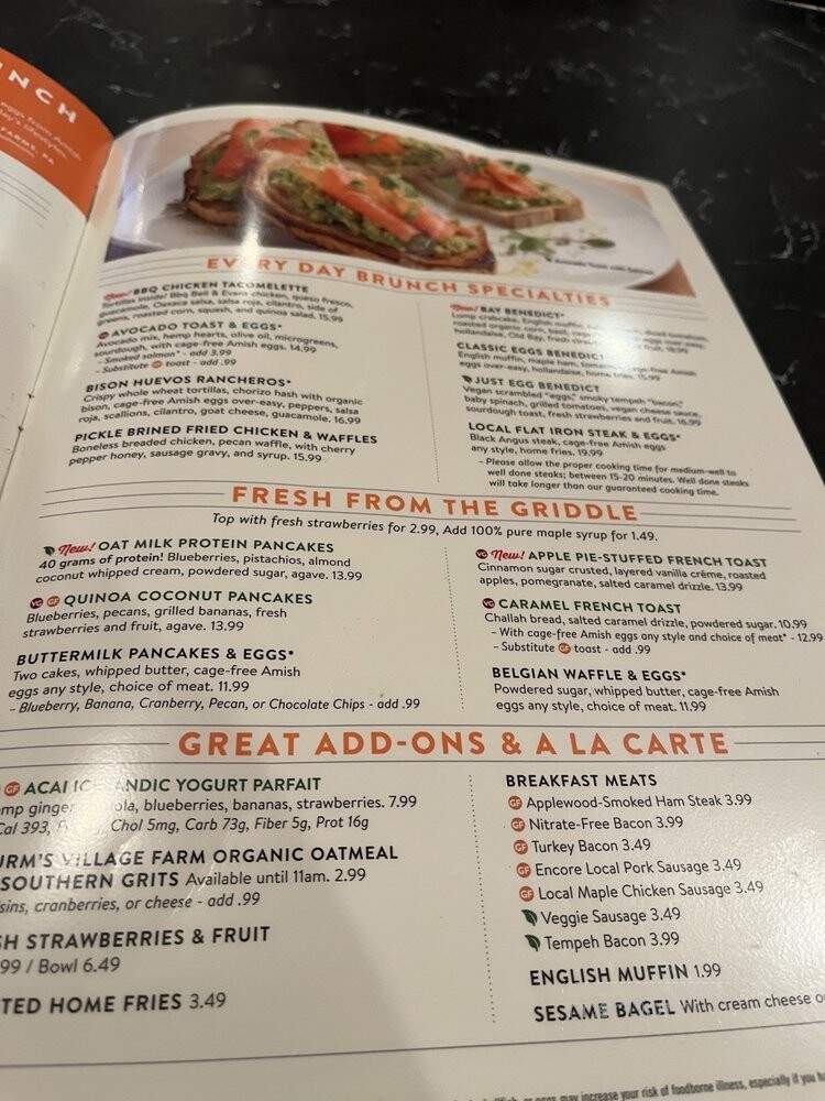Silver Diner - Greenbelt, MD menu_pic