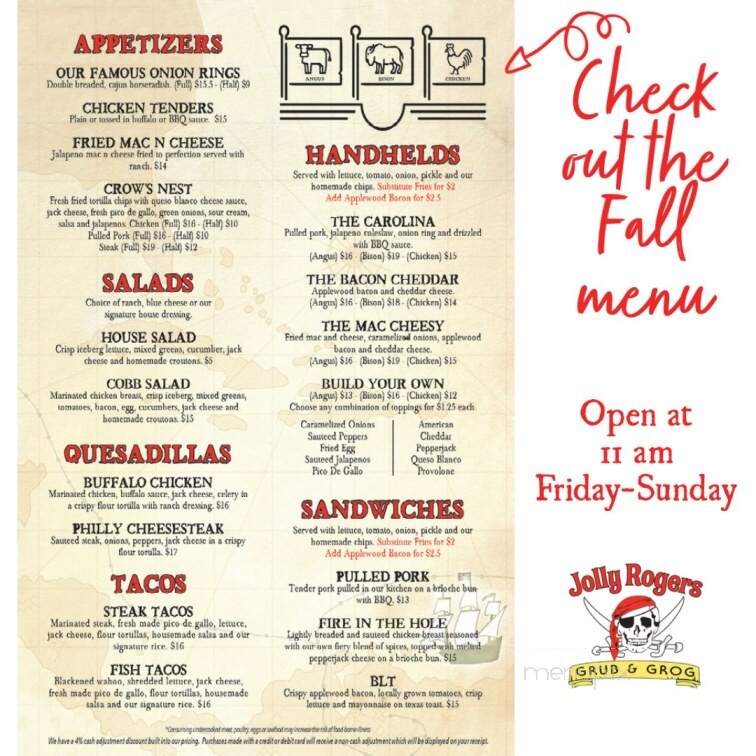 Jolly Rogers - Rocky Mount, MO menu_pic
