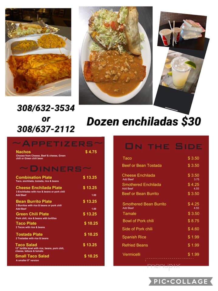 El Charrito Restaurant - Scottsbluff, NE menu_pic