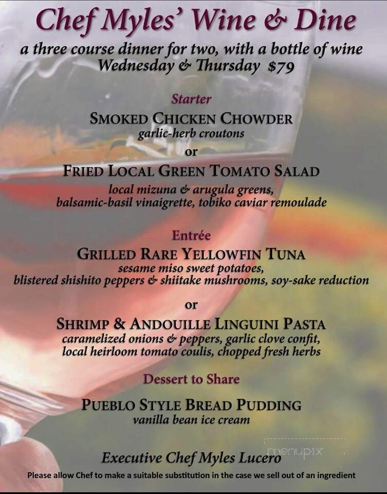 Prairie Star - Bernalillo, NM menu_pic