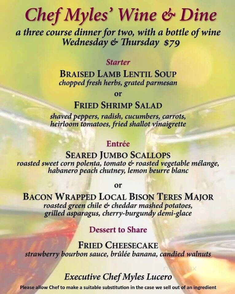 Prairie Star - Bernalillo, NM menu_pic