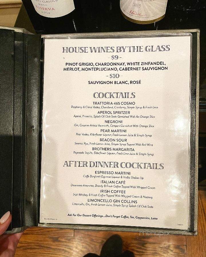 Brother's Trattoria - Beacon, NY menu_pic