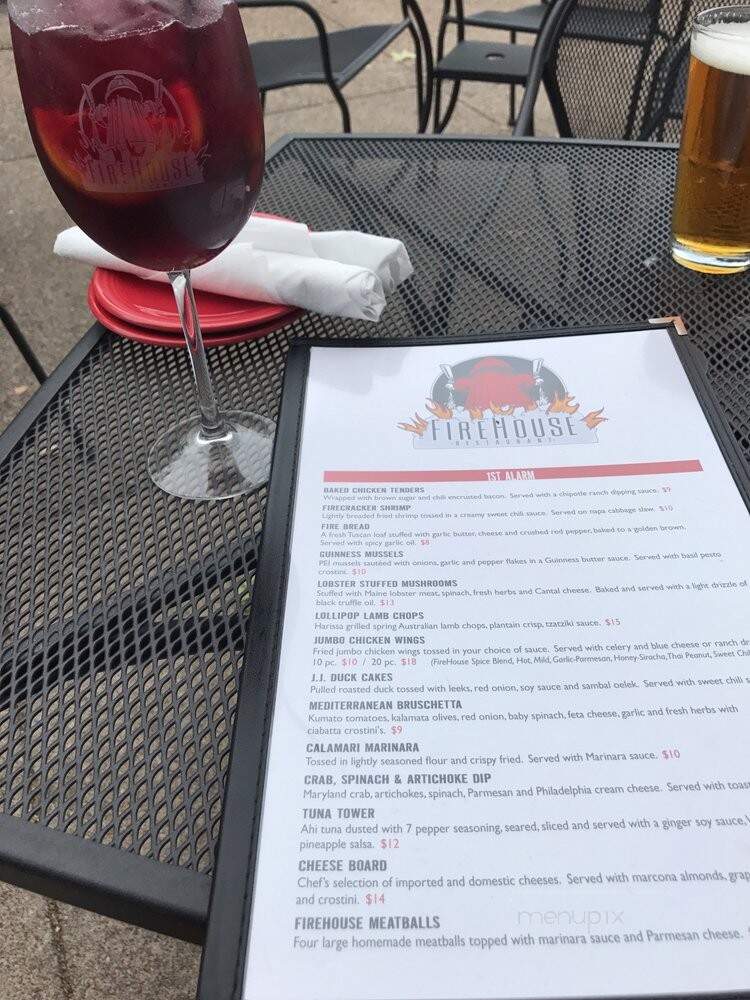 Firehouse Restaurant & Bar - Harrisburg, PA menu_pic