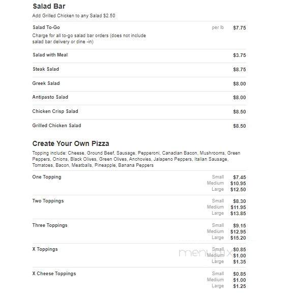 House Of Pizza - Laurens, SC menu_pic