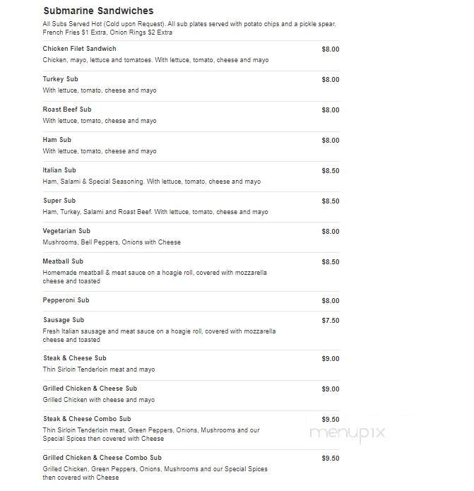 House Of Pizza - Laurens, SC menu_pic