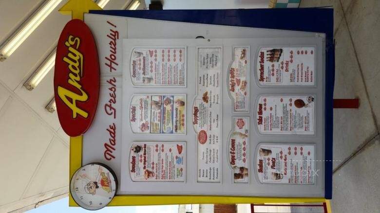 Andy's Frozen Custard - Tyler, TX menu_pic