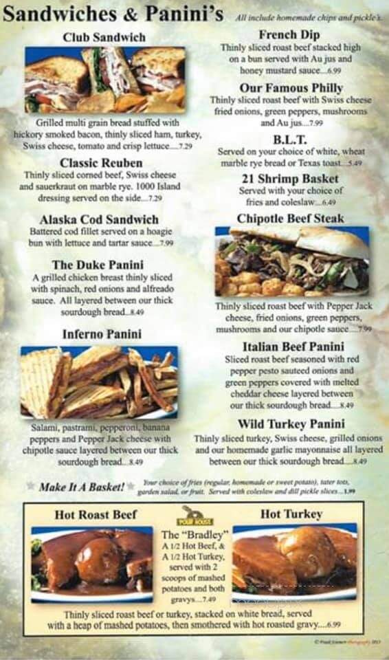 Pour House - Siren, WI menu_pic