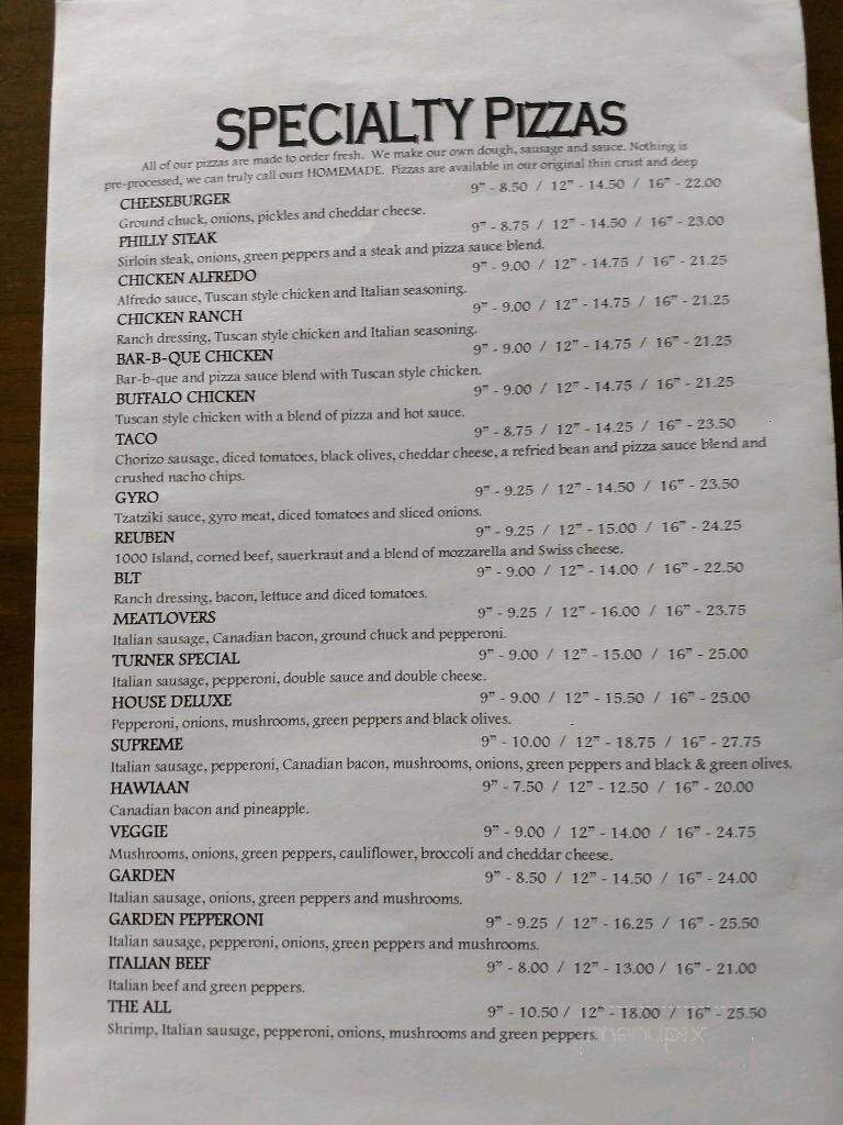 Twin Bay Resort - Tomahawk, WI menu_pic